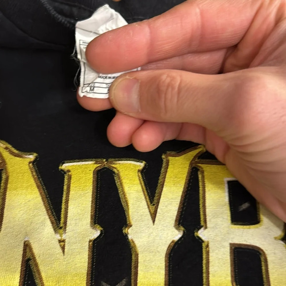 2015 LYNYRD SKYNYRD - WORLD TOUR CONCERT BLK T-SHIRT DEADSTOCK MED ALSTYLE - Picture 3 of 4